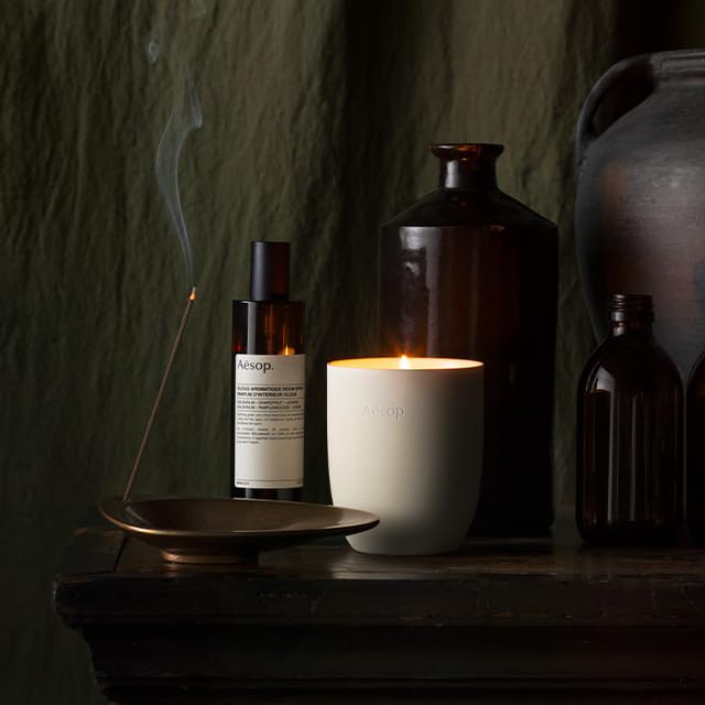 Aesop プトレミー アロマティック キャンドル 300g Amazon.co.jp: Aesop イソップ プトレミー アロマティック